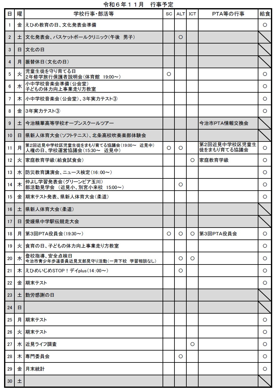 11月